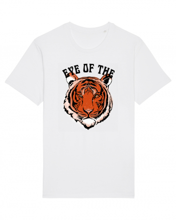 Eye Of The Tiger Retro White