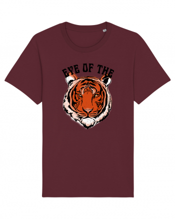 Eye Of The Tiger Retro Burgundy