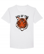 Eye Of The Tiger Retro Tricou mânecă scurtă guler larg Bărbat Skater