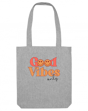 Good Vibes Only Retro Heather Grey