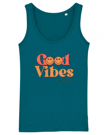 Good Vibes Only Retro Ocean Depth