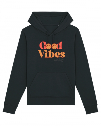 Good Vibes Only Retro Black