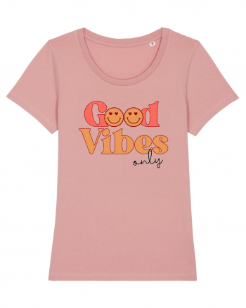 Good Vibes Only Retro Canyon Pink