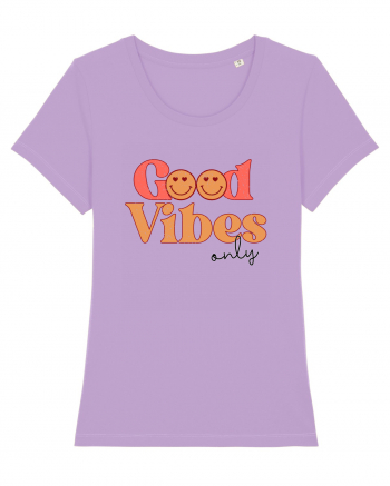 Good Vibes Only Retro Lavender Dawn