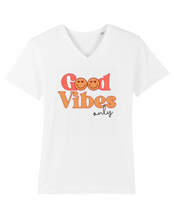 Good Vibes Only Retro White