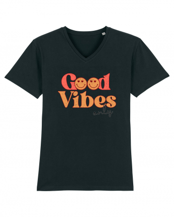 Good Vibes Only Retro Black