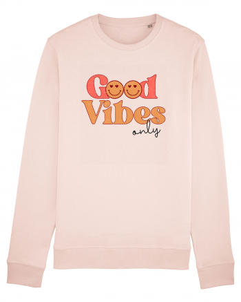 Good Vibes Only Retro Candy Pink