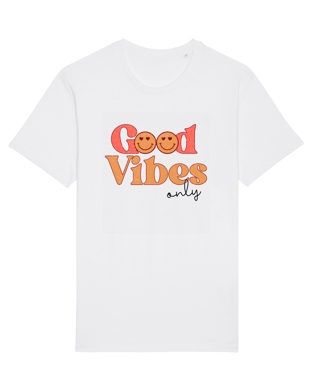 Tricou mânecă scurtă Unisex Rocker White