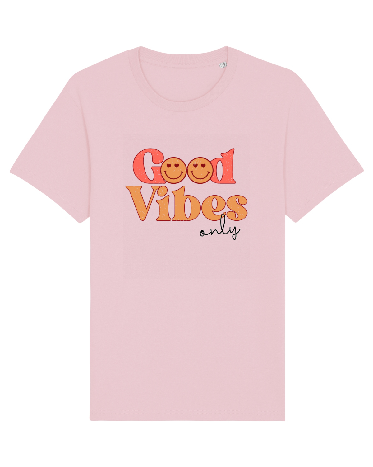 Tricou mânecă scurtă Unisex Rocker Cotton Pink