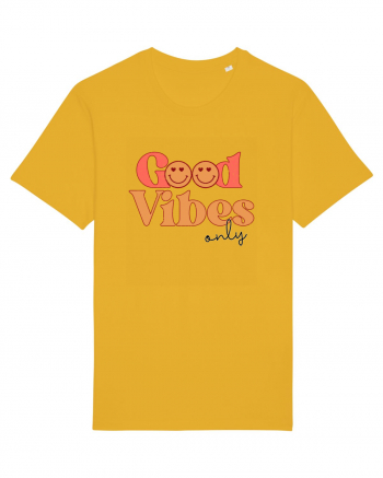 Good Vibes Only Retro Spectra Yellow