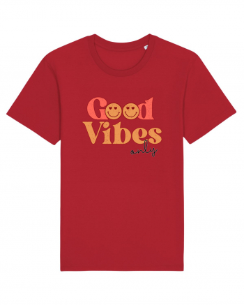 Good Vibes Only Retro Red