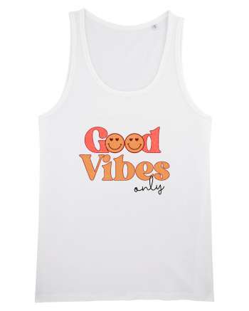 Good Vibes Only Retro White