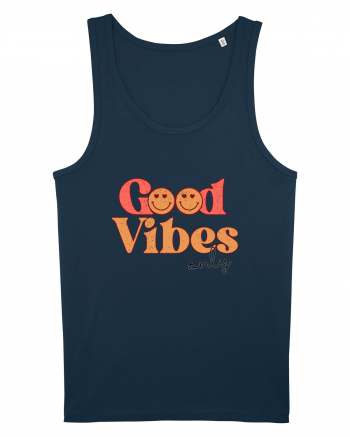 Good Vibes Only Retro Navy