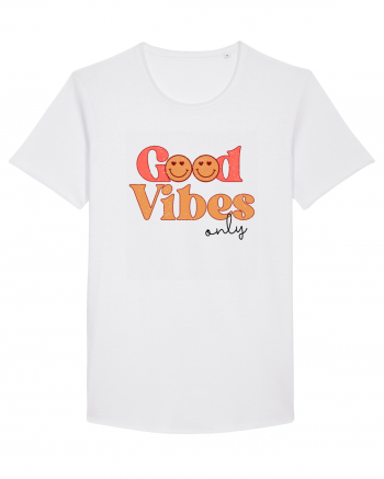 Good Vibes Only Retro White