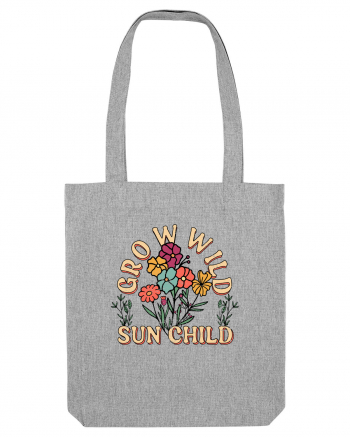 Grow Wild Sun Child Heather Grey