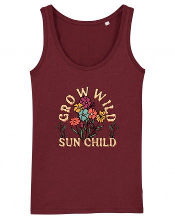 Grow Wild Sun Child Burgundy