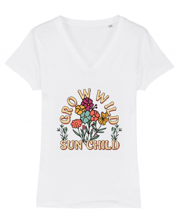 Grow Wild Sun Child White