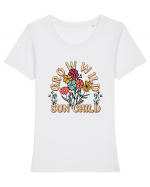 Grow Wild Sun Child Tricou mânecă scurtă guler larg fitted Damă Expresser