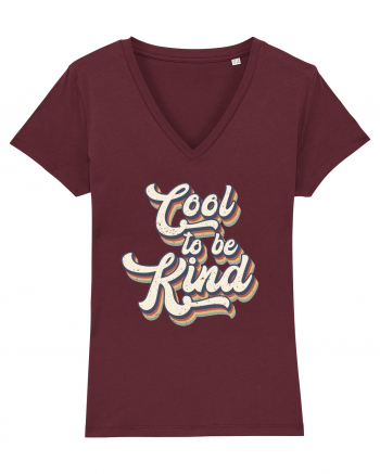 Retro Cool To Be Kind Burgundy