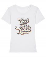 Retro Cool To Be Kind Tricou mânecă scurtă guler larg fitted Damă Expresser