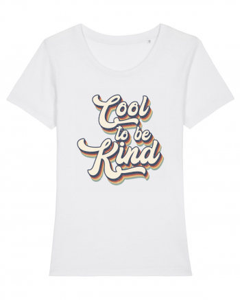 Retro Cool To Be Kind White