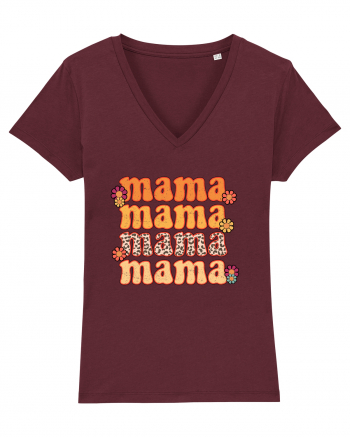 Retro Mama Burgundy