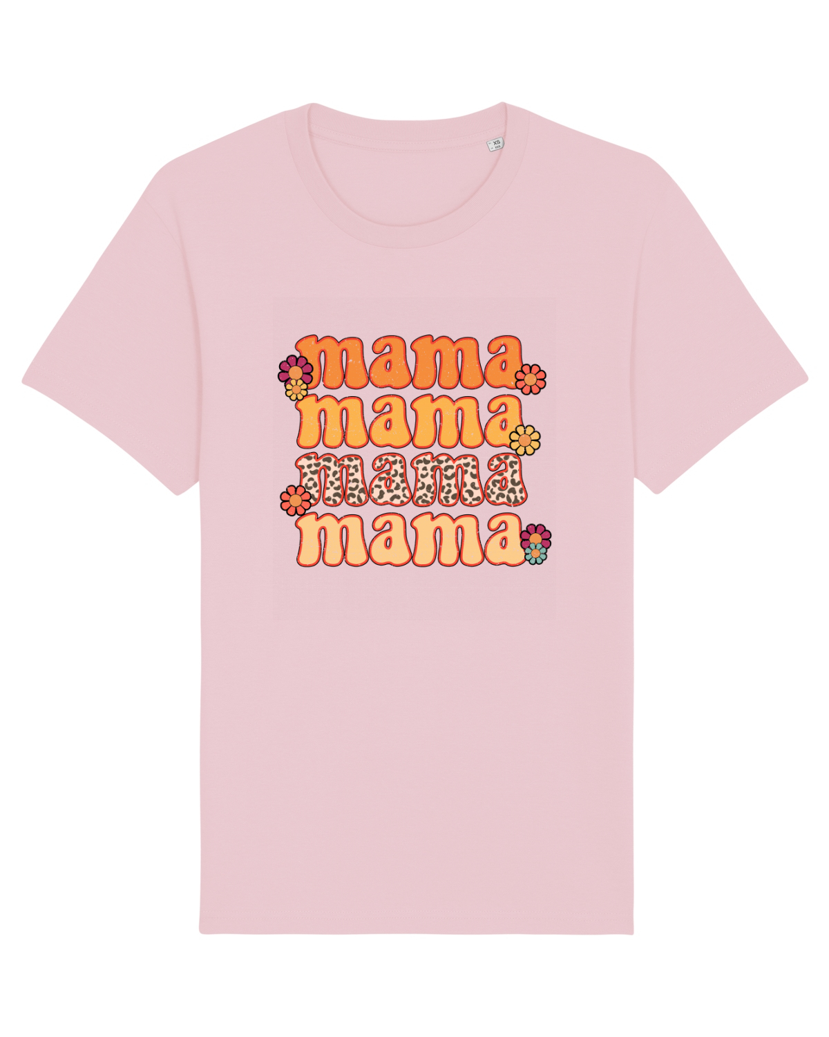 Tricou mânecă scurtă Unisex Rocker Cotton Pink