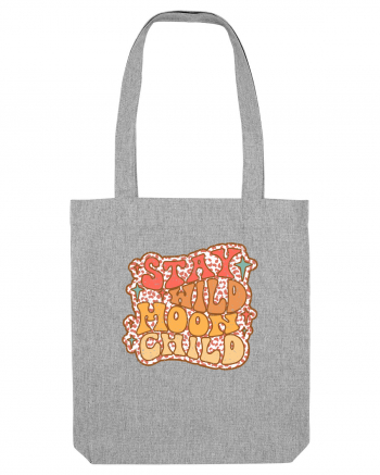 Retro Stay Wild Moon Child Heather Grey