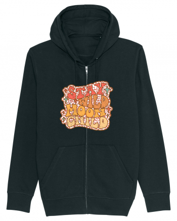 Retro Stay Wild Moon Child Black