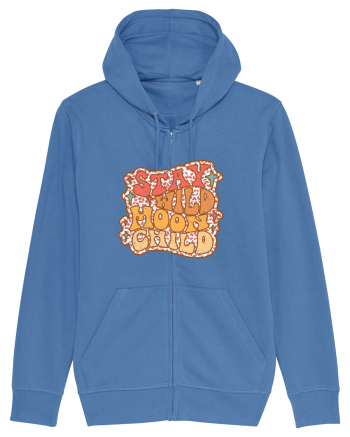 Retro Stay Wild Moon Child Bright Blue