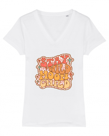 Retro Stay Wild Moon Child White