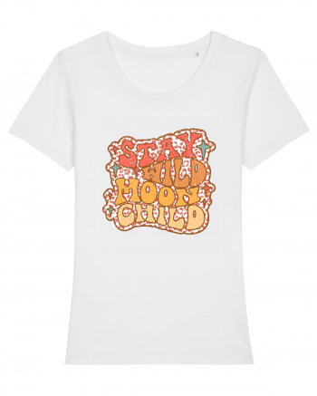 Retro Stay Wild Moon Child White