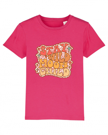 Retro Stay Wild Moon Child Raspberry