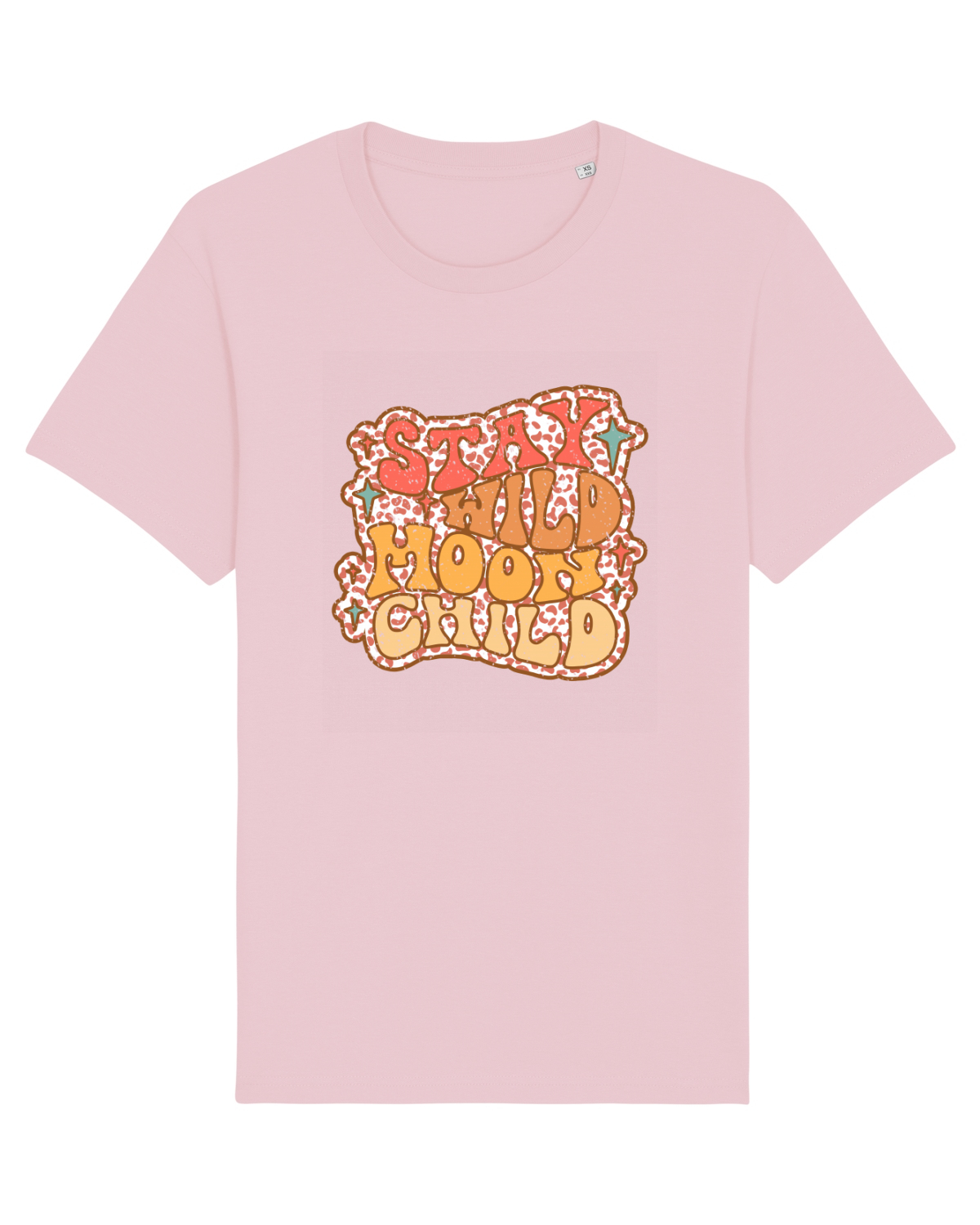 Tricou mânecă scurtă Unisex Rocker Cotton Pink