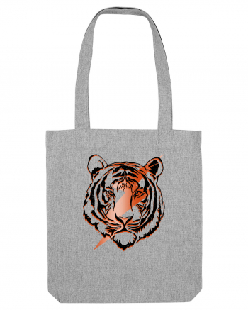 Retro Tiger Heather Grey