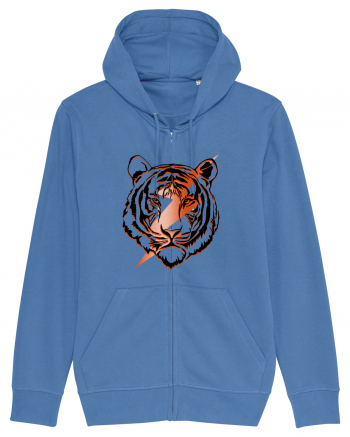 Retro Tiger Bright Blue