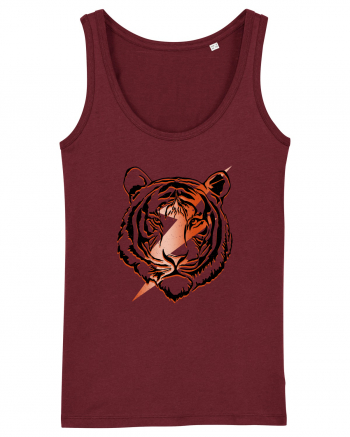 Retro Tiger Burgundy