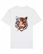 Retro Tiger Tricou mânecă scurtă Unisex Rocker