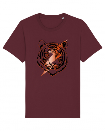 Retro Tiger Burgundy