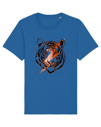 Retro Tiger Royal Blue