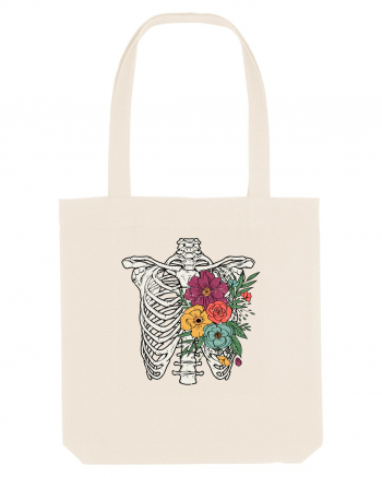 Rib Cage Floral Skeleton Natural