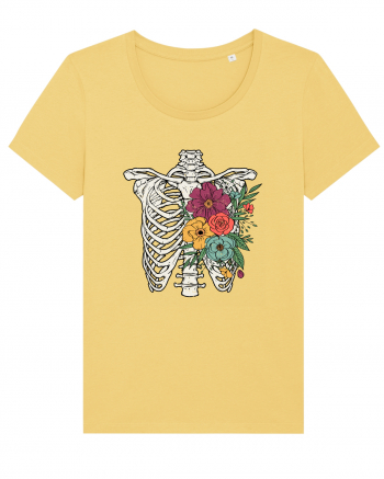 Rib Cage Floral Skeleton Jojoba