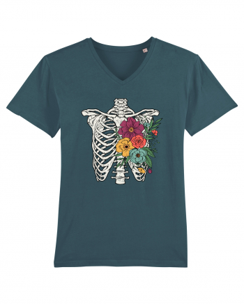 Rib Cage Floral Skeleton Stargazer