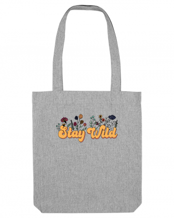 Stay Wild Retro Heather Grey