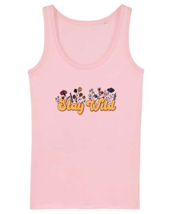 Stay Wild Retro Cotton Pink