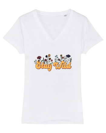 Stay Wild Retro White