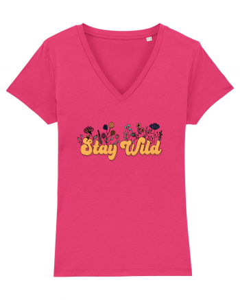 Stay Wild Retro Raspberry