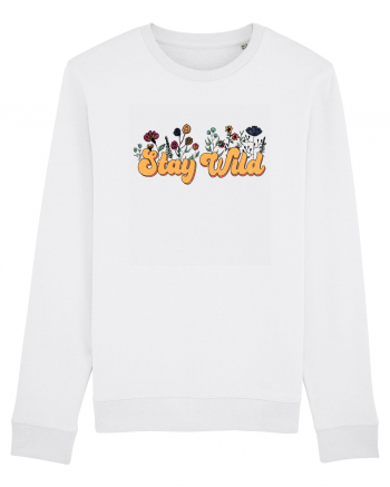 Stay Wild Retro White