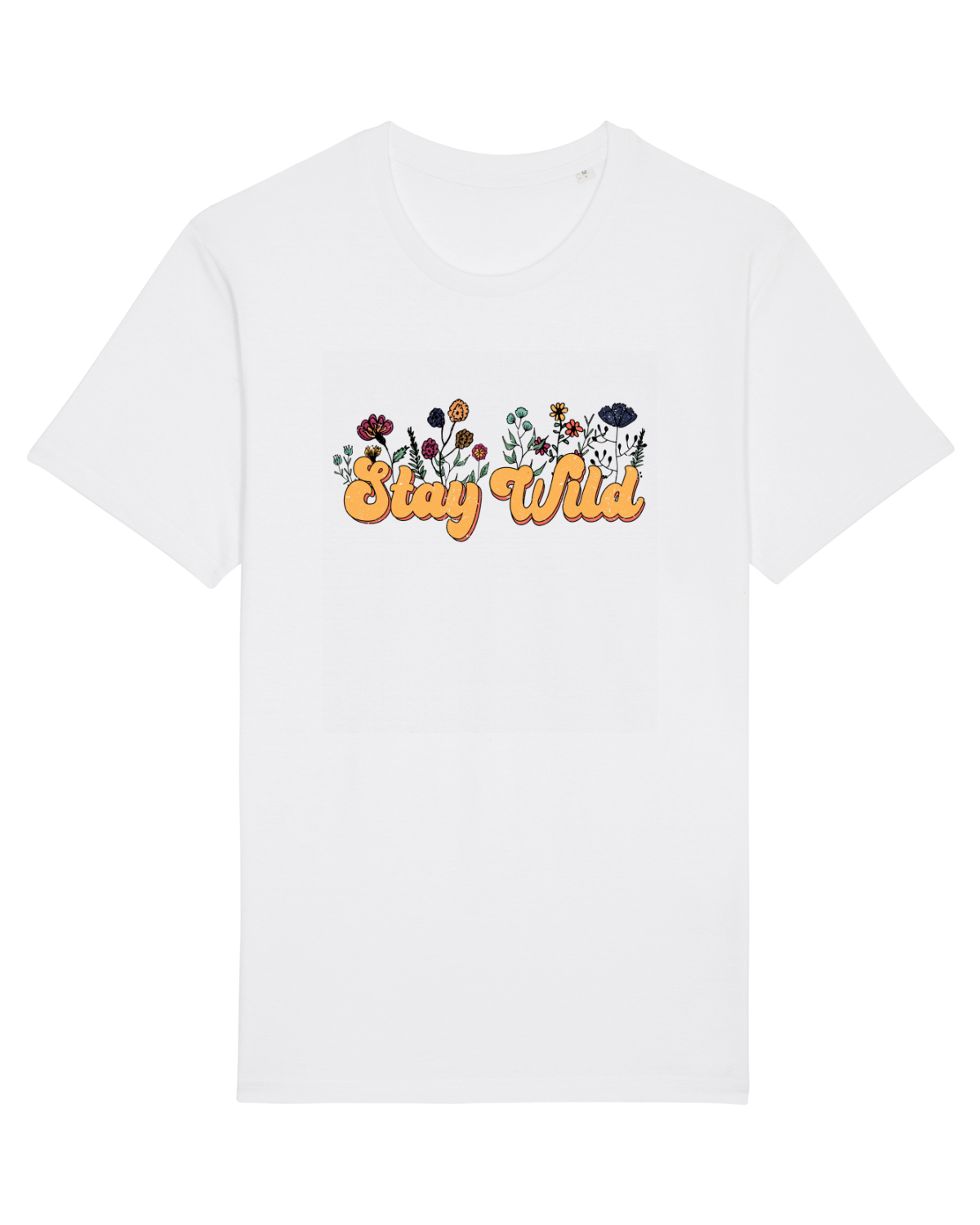 Tricou mânecă scurtă Unisex Rocker White