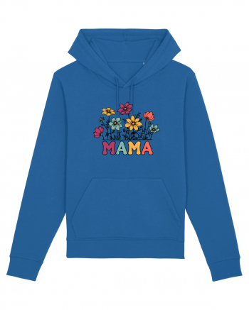 Vintage MAMA Wild Flower Royal Blue